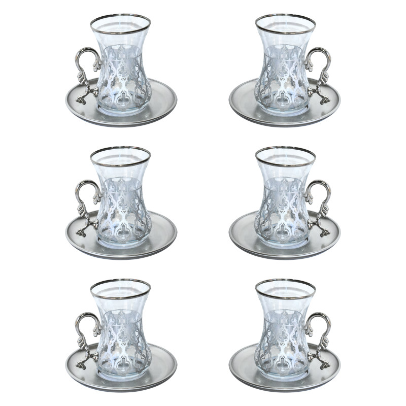 سرویس چای خوری ۱۲ پارچه کیسمت مدل kristal
