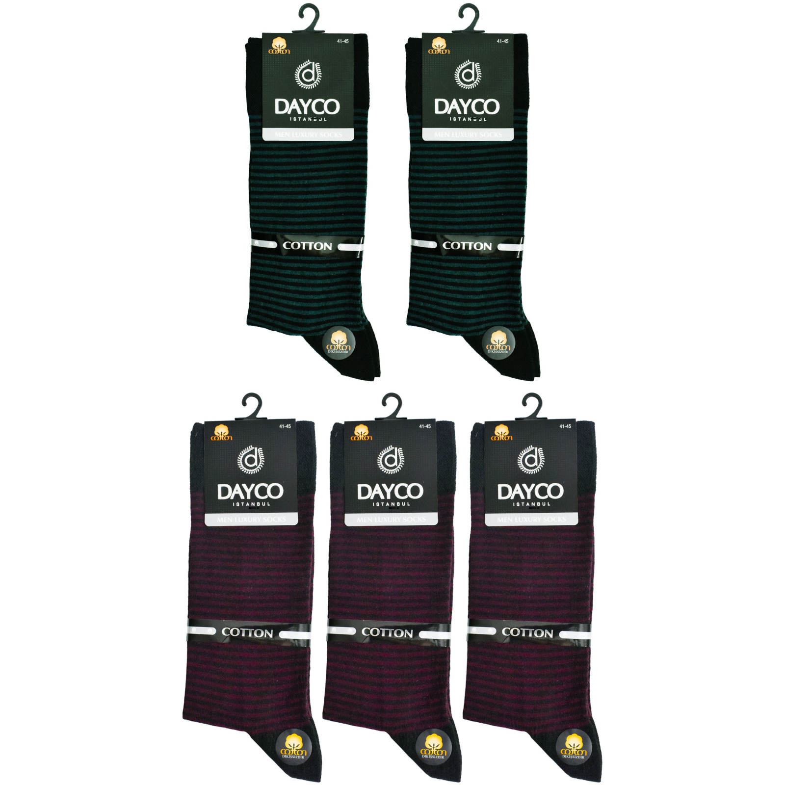 جوراب مردانه دایکو مدل D-8904 مجموعه ۵ عددی