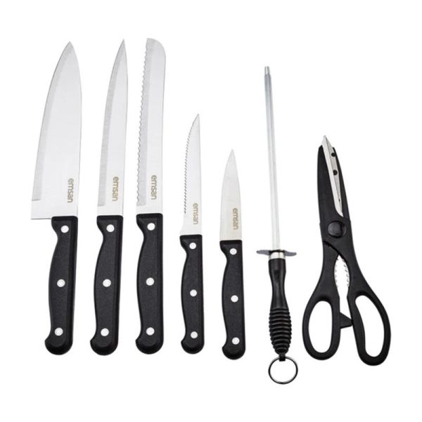 چاقو آشپزخانه 15پارچه امسان مدل Universal