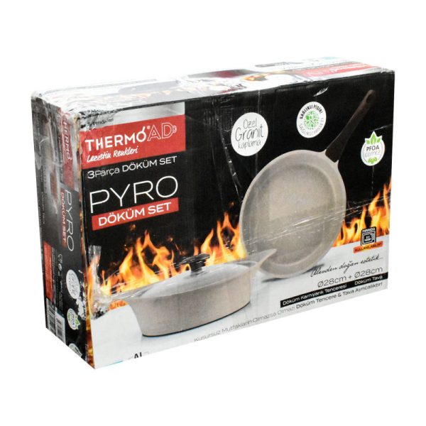 سرویس پخت و پز 3 پارچه مدل Pyro